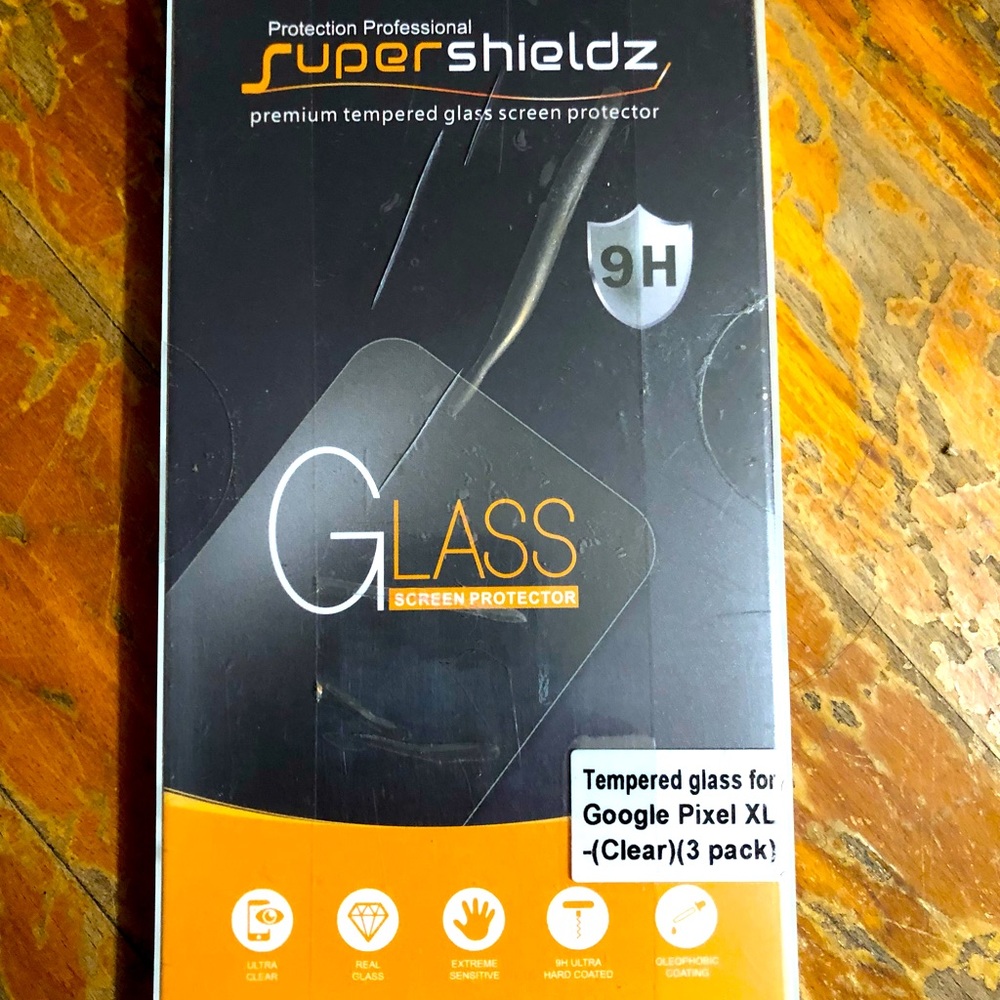 Super Shieldz Google Pixel XL 3 Pack phone screen protectors